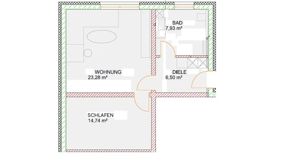 WG-Zimmer mit 53 m² in Donauwörth – Bild 5