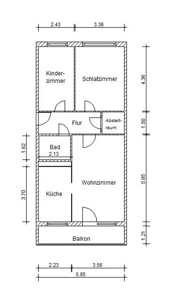 3 Zimmer Wohnung mit 70 m² in Magdeburg – Bild 9