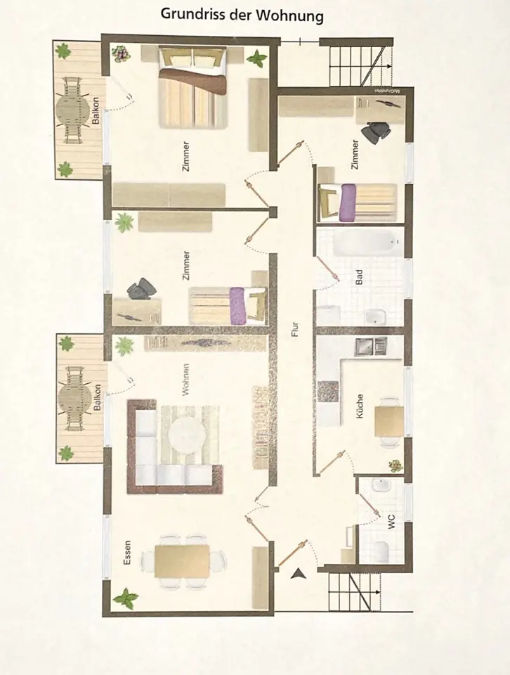 4 Zimmer Wohnung mit 96 m² in Bühl – Bild 5