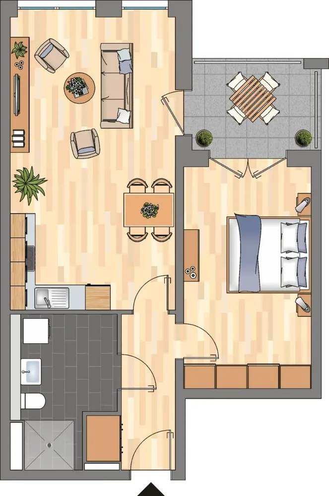 2 Zimmer Wohnung mit 61 m² in Essen – Bild 7