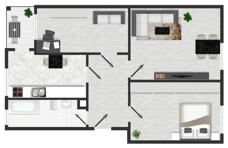 2 Zimmer Wohnung mit 56 m² in Dresden – Bild 5