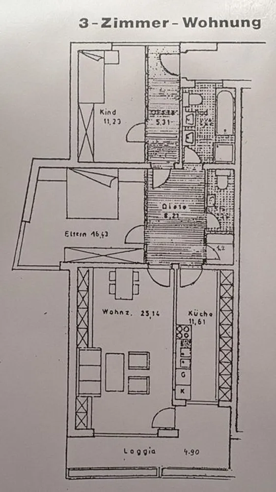 3 Zimmer Wohnung mit 92 m² in Regensburg – Bild 7