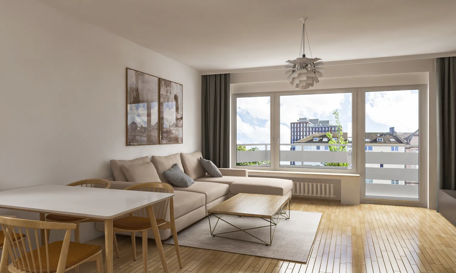 3 Zimmer Wohnung mit 74 m² in Düsseldorf – Bild 2