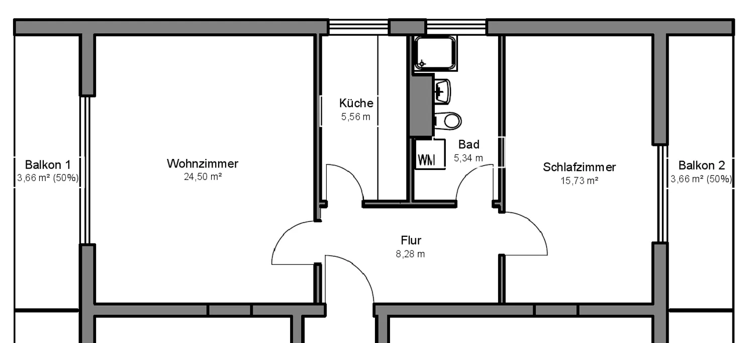 2 Zimmer Wohnung mit 67 m² in Rosenheim – Bild 4