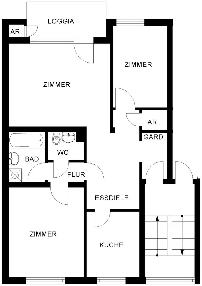 3 Zimmer Wohnung mit 71 m² in Bochum – Bild 5