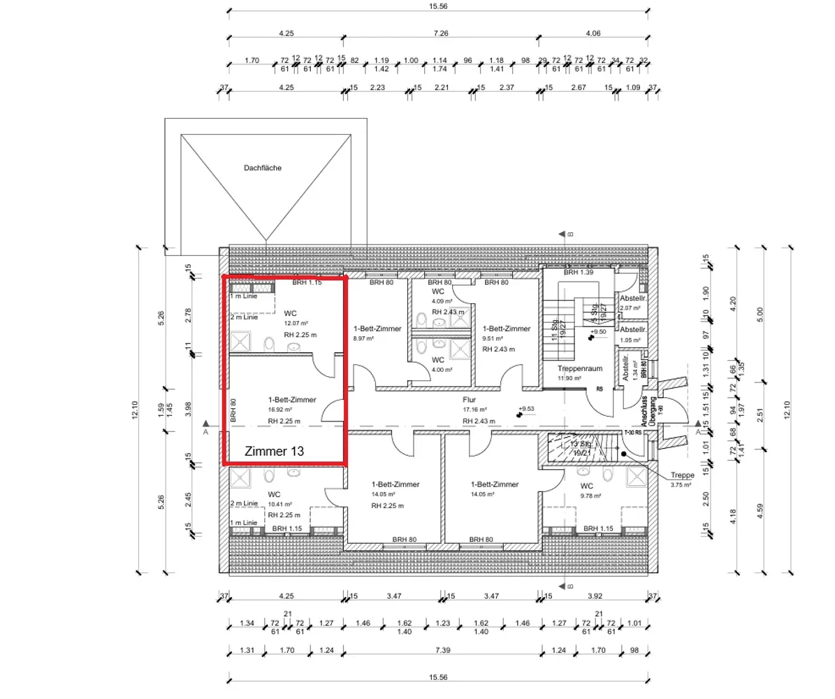1 Zimmer Wohnung mit 33 m² in Wernigerode – Bild 1