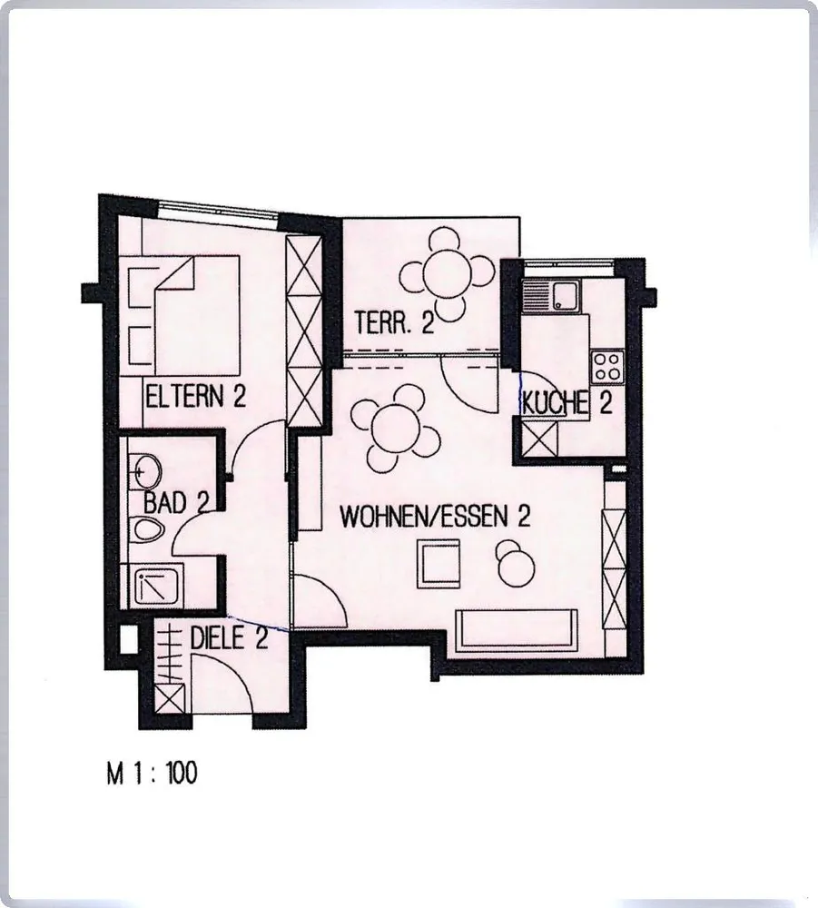 2 Zimmer Wohnung mit 52 m² in Waiblingen – Bild 3
