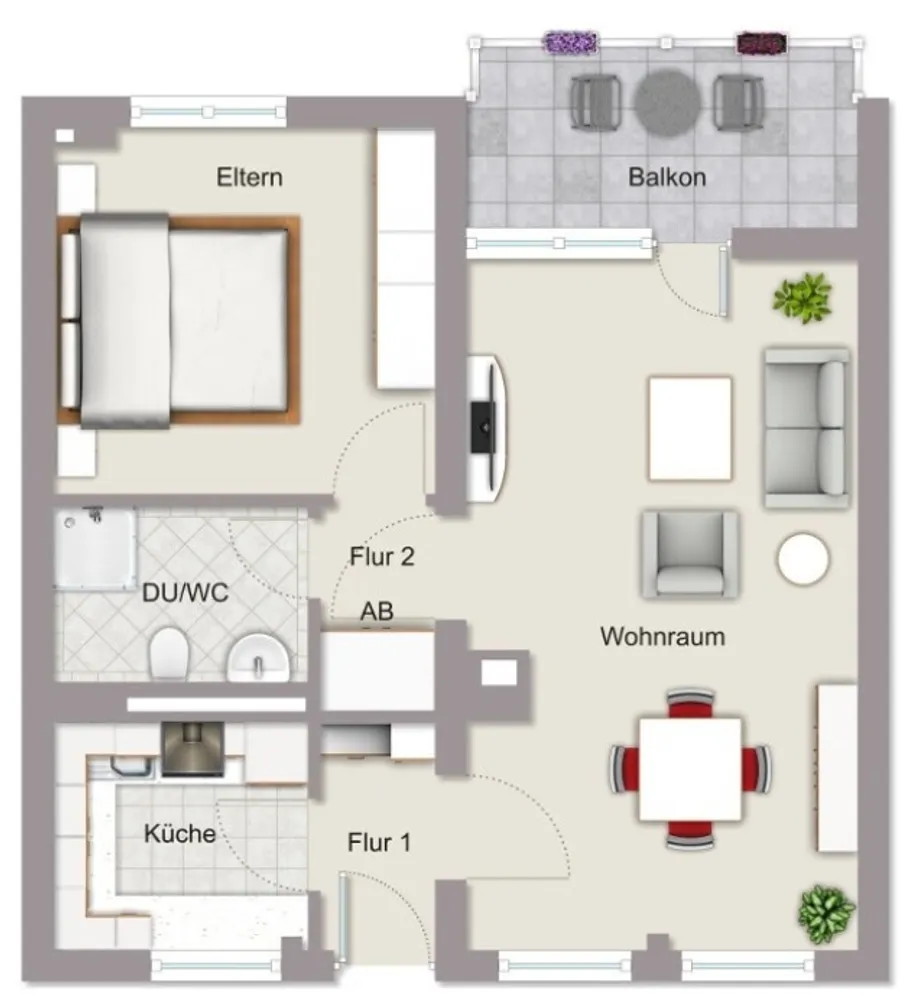 2 Zimmer Wohnung mit 50 m² in Unna – Bild 10