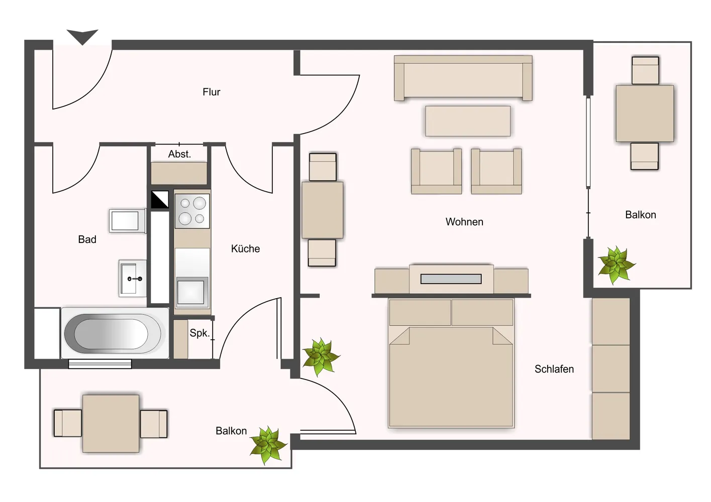 1 Zimmer Wohnung mit 48 m² in Mainz – Bild 6