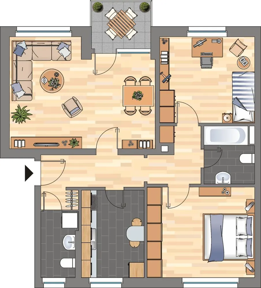 3 Zimmer Wohnung mit 73 m² in Wilhelmshaven – Bild 4