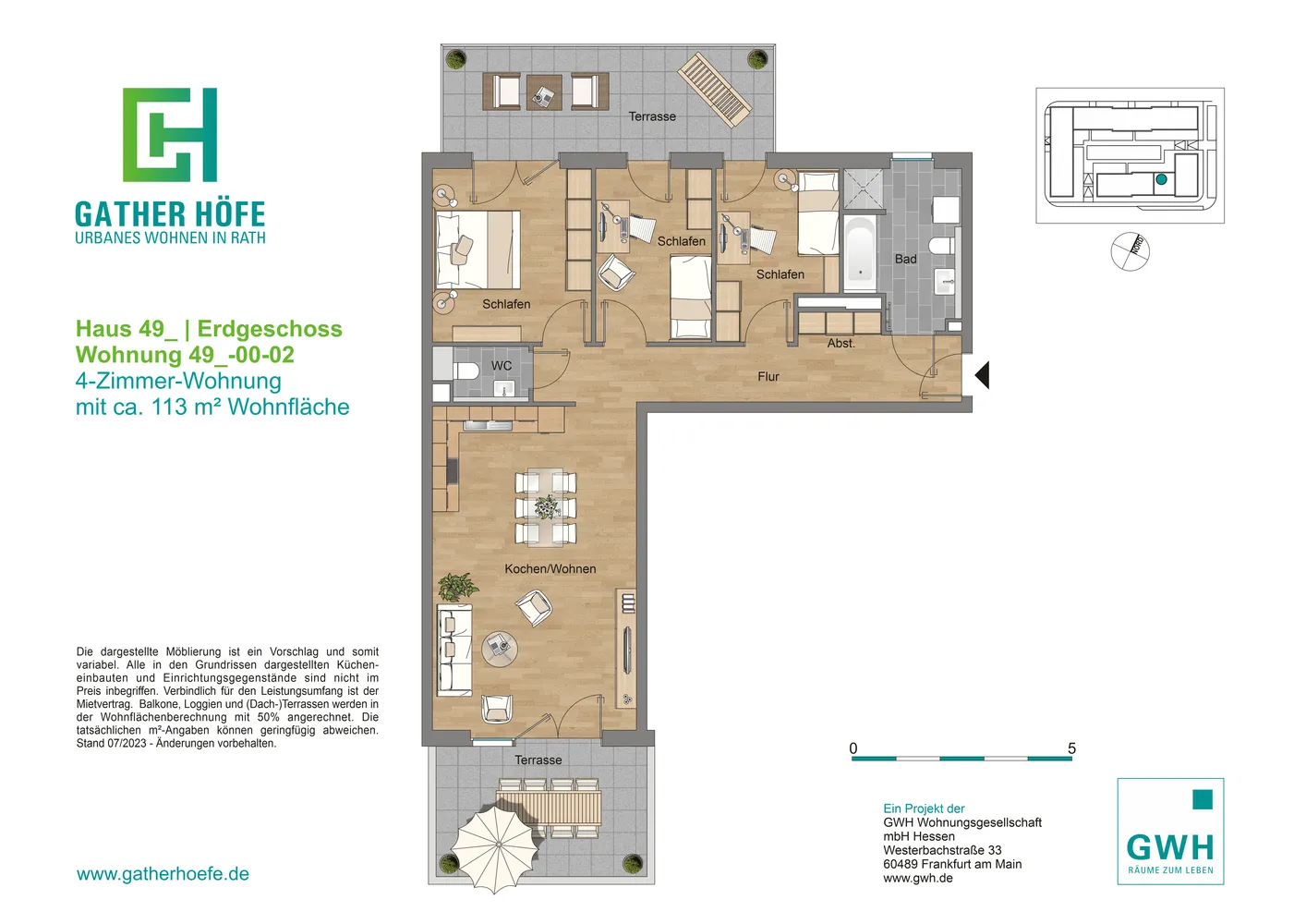 4 room apartment with 113 m² in Düsseldorf – Photo 10