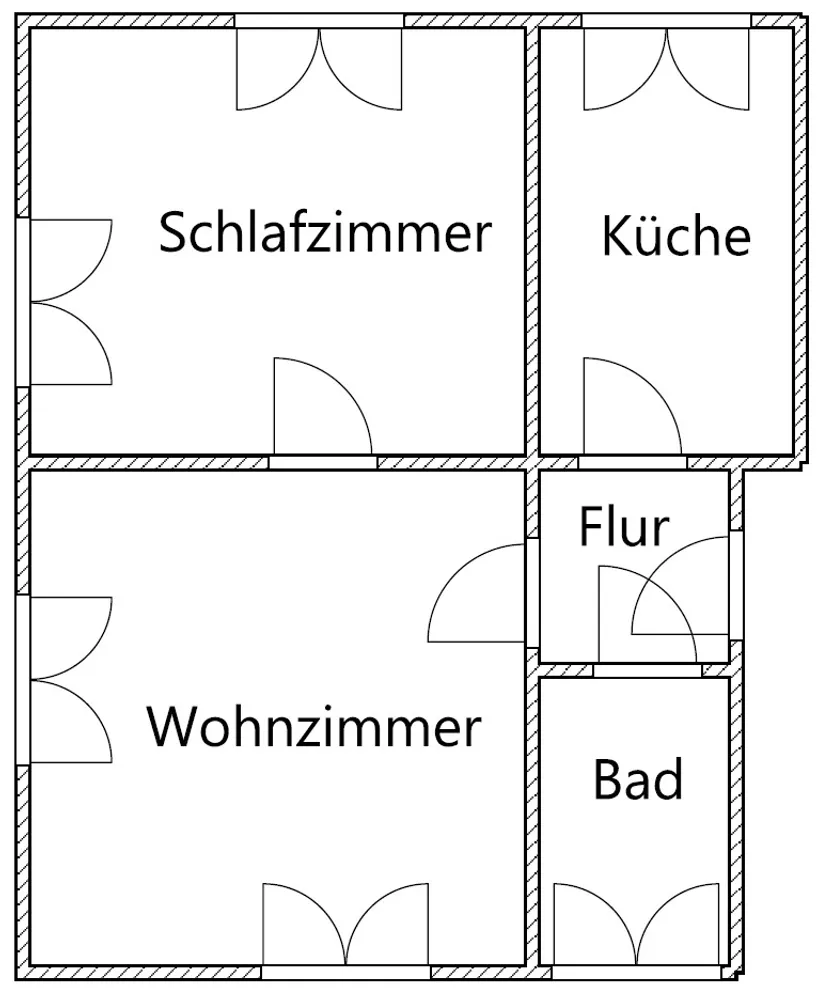 2 Zimmer Wohnung mit 49 m² in Marl – Bild 2