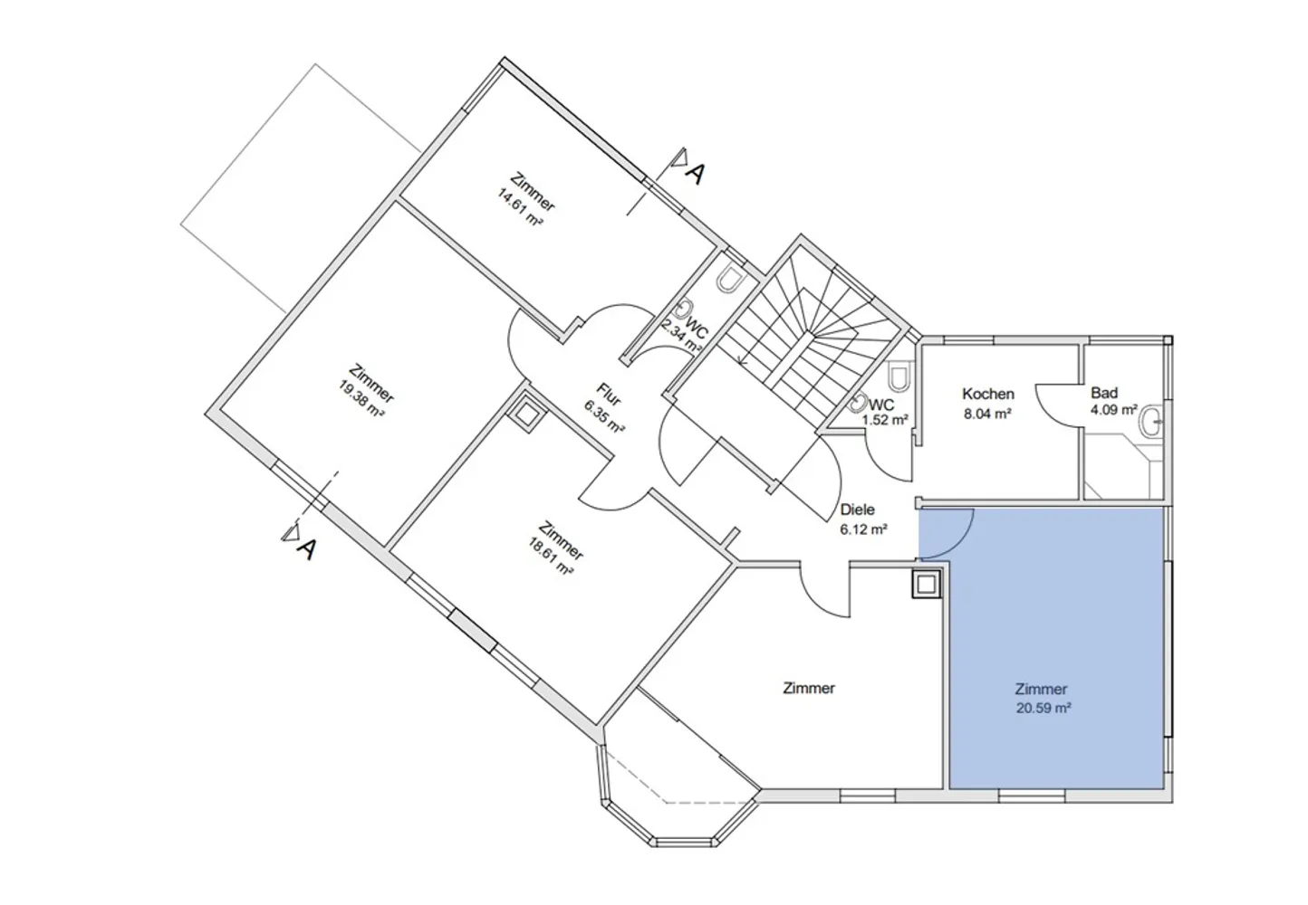 WG-Zimmer mit 19 m² in Stuttgart – Bild 3