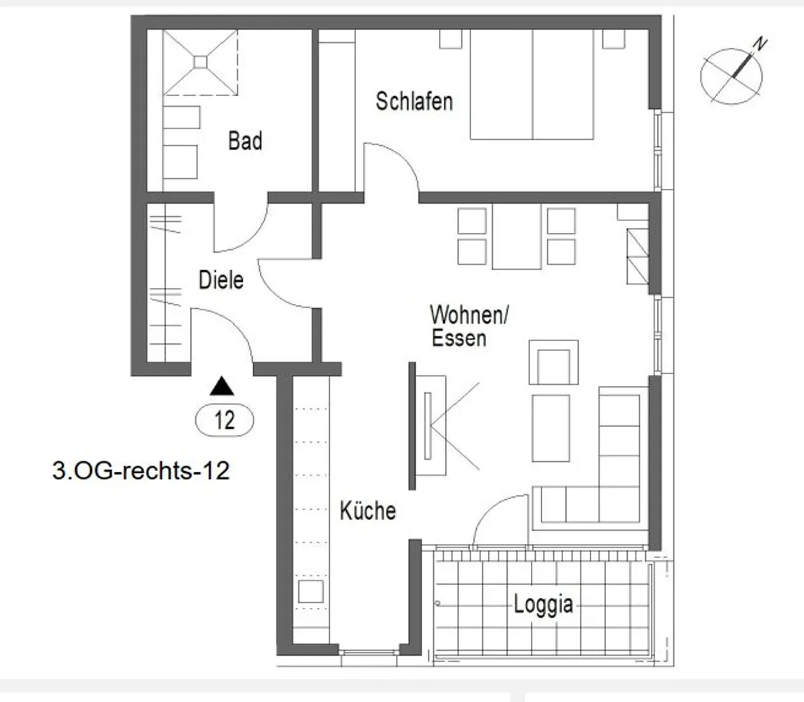2 Zimmer Wohnung mit 71 m² in Stuttgart – Bild 2
