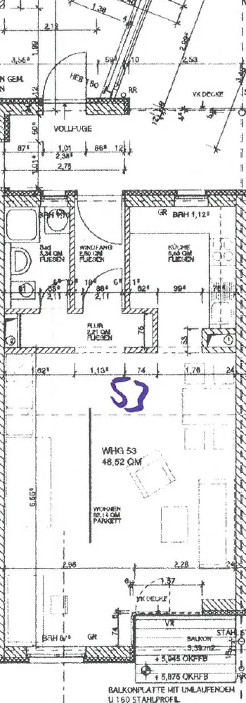 1 room apartment with 48 m² in Dresden – Photo 7