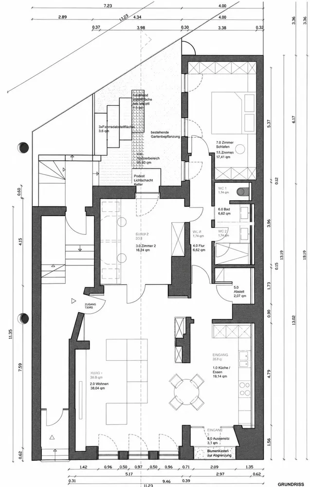 3 Zimmer Wohnung mit 106 m² in Frankfurt am Main – Bild 7