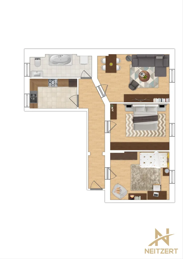3 Zimmer Wohnung mit 70 m² in Wiesbaden – Bild 11