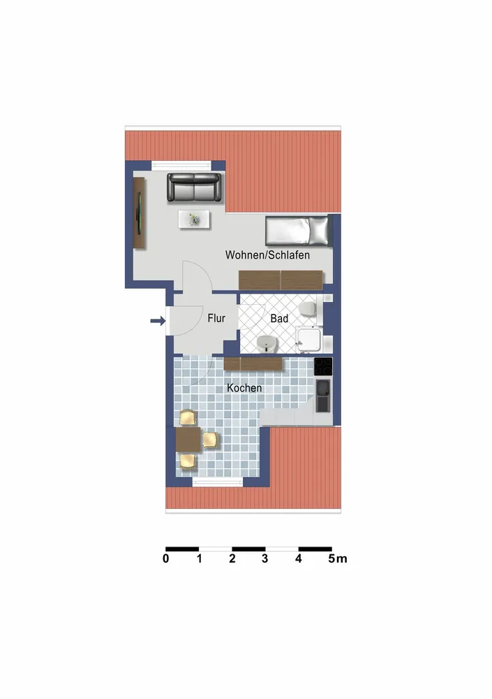 1 Zimmer Wohnung mit 35 m² in Bonn – Bild 11