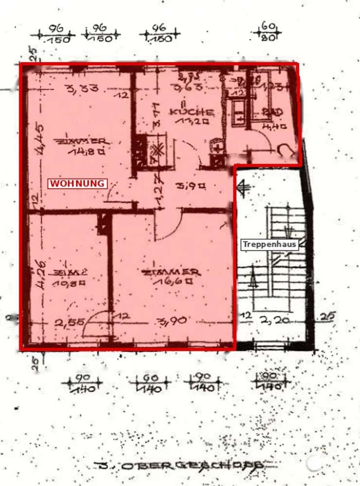 3 Zimmer Wohnung mit 61 m² in Hannover – Bild 4