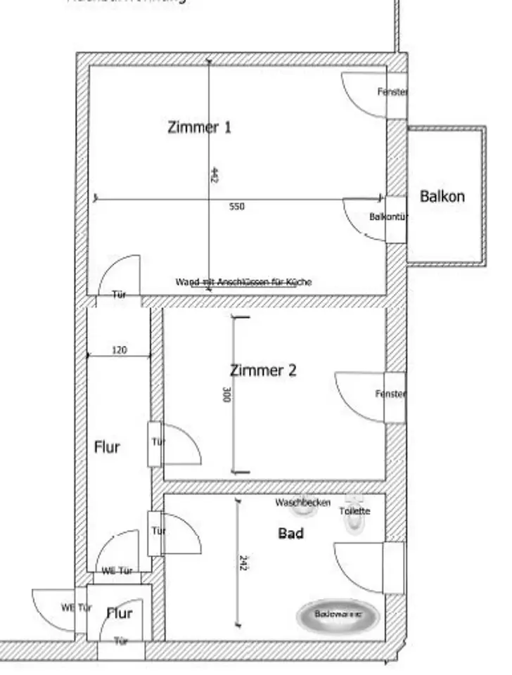 2 Zimmer Wohnung mit 52 m² in Schwedt/Oder – Bild 5