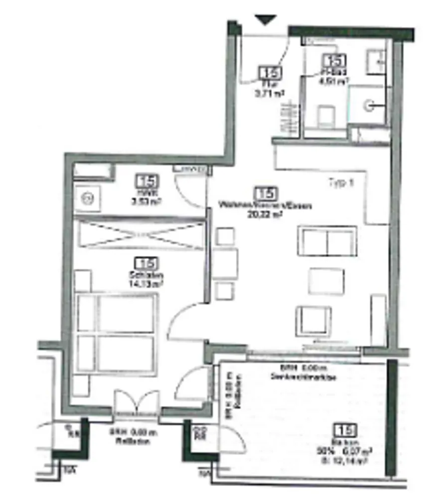 2 Zimmer Wohnung mit 52 m² in Frankfurt am Main – Bild 4