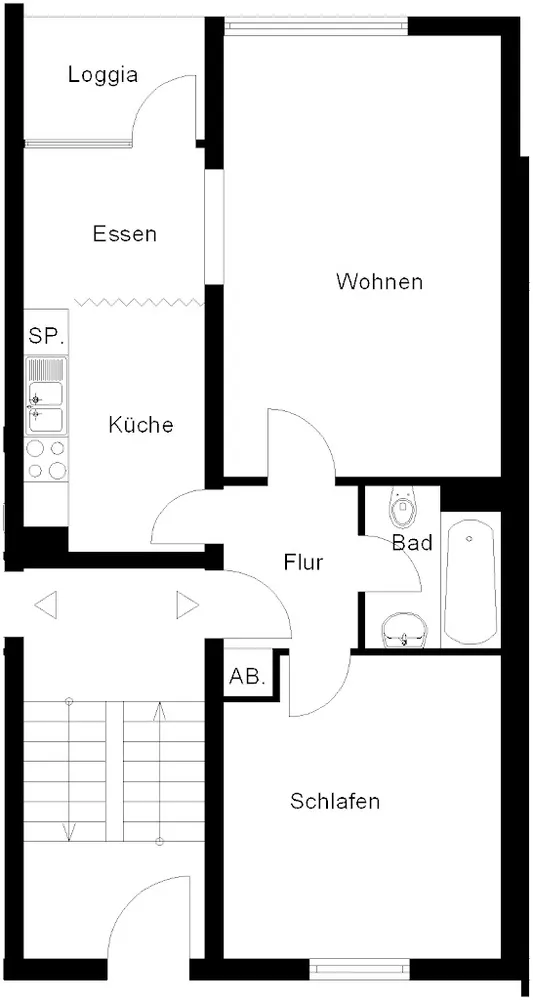 2 Zimmer Wohnung mit 58 m² in Neuwied – Bild 1