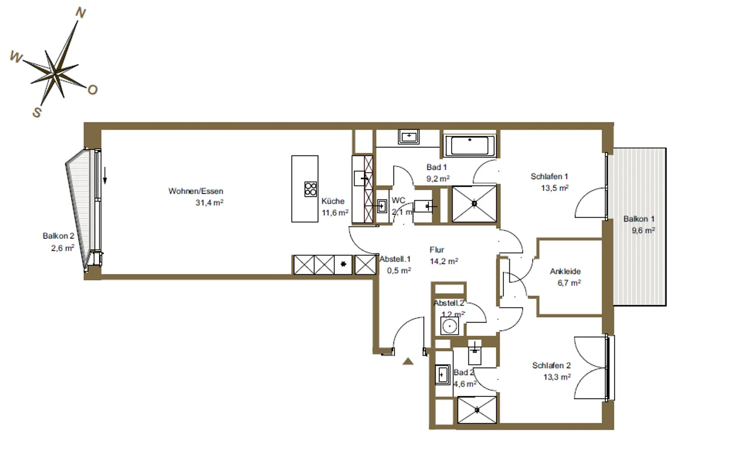 3 Zimmer Wohnung mit 114 m² in Hamburg – Bild 12