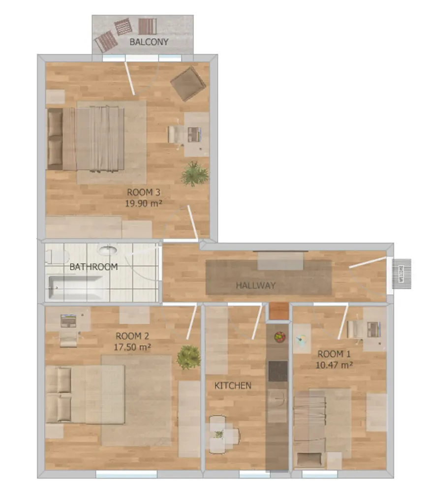 WG-Zimmer mit 10 m² in München – Bild 9