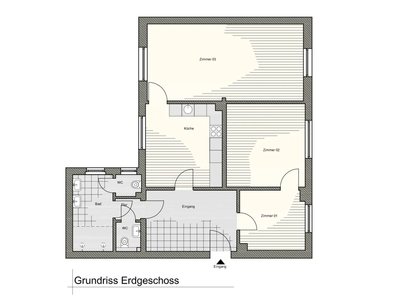 3 Zimmer Wohnung mit 100 m² in Hannover – Bild 3
