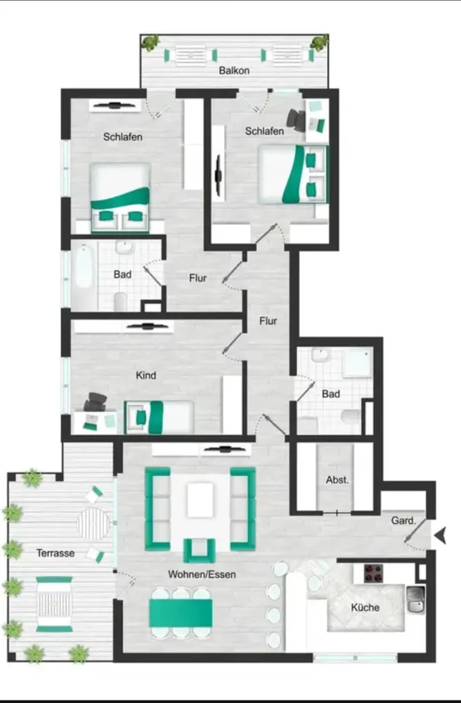 4 Zimmer Wohnung mit 122 m² in Leipzig – Bild 11