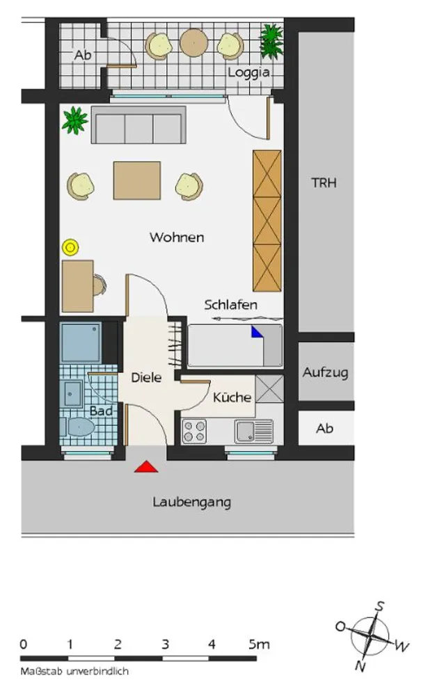 1 Zimmer Wohnung mit 36 m² in Essen – Bild 10