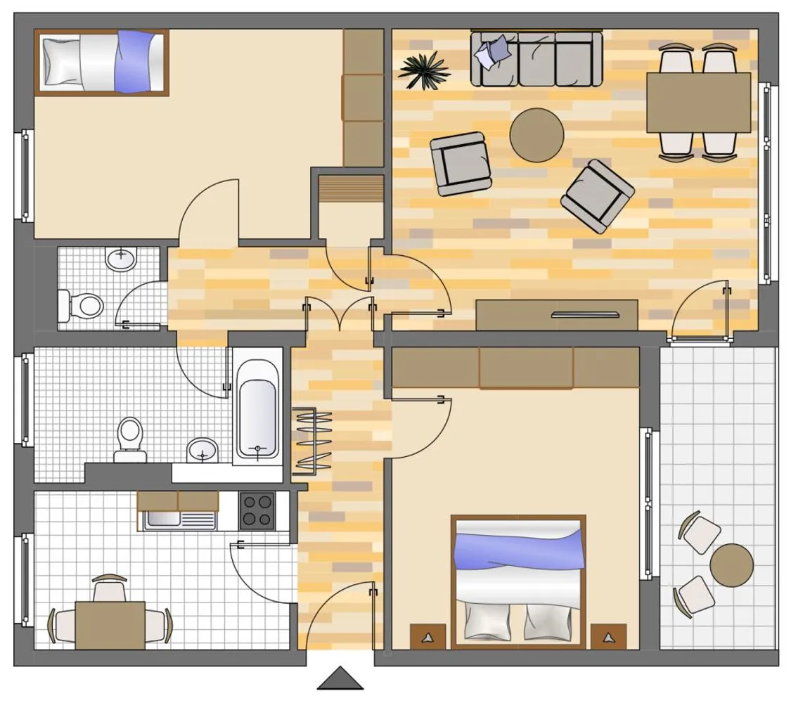3 Zimmer Wohnung mit 91 m² in Leverkusen – Bild 2