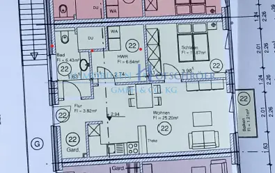 2 Zimmer Wohnung mit 55 m² in Lingen – Bild 5