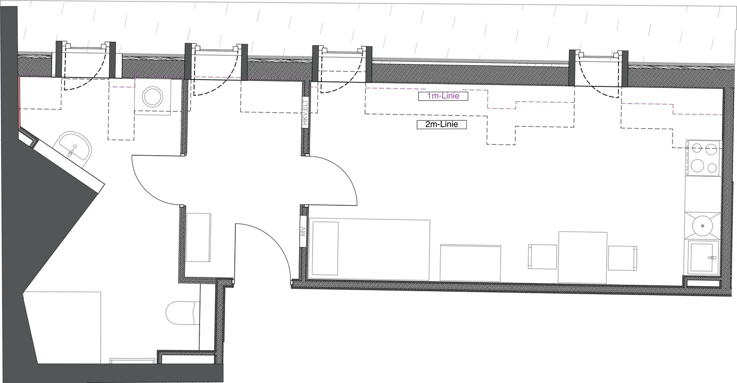 2 room apartment with 37 m² in Halle (Saale) – Photo 6