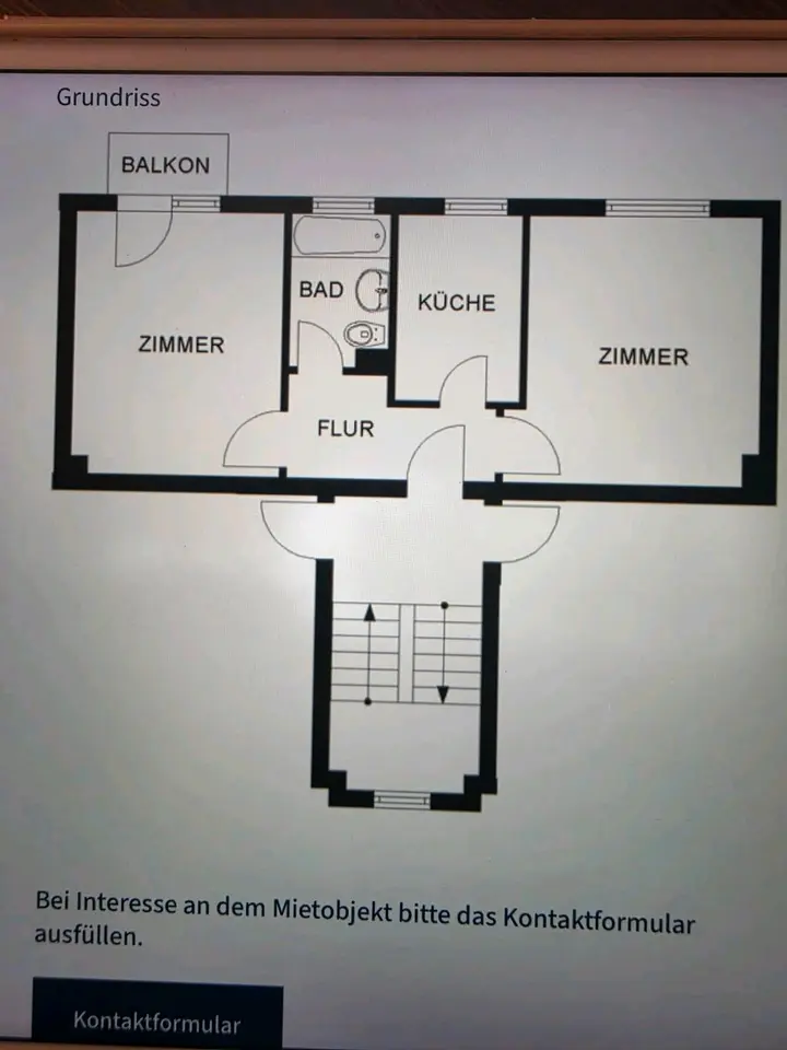 3 Zimmer Wohnung mit 44 m² in Bochum – Bild 5