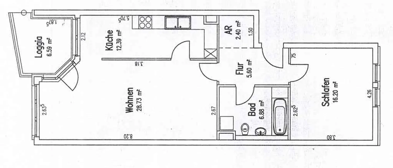 2 Zimmer Wohnung mit 75 m² in Berlin – Bild 9
