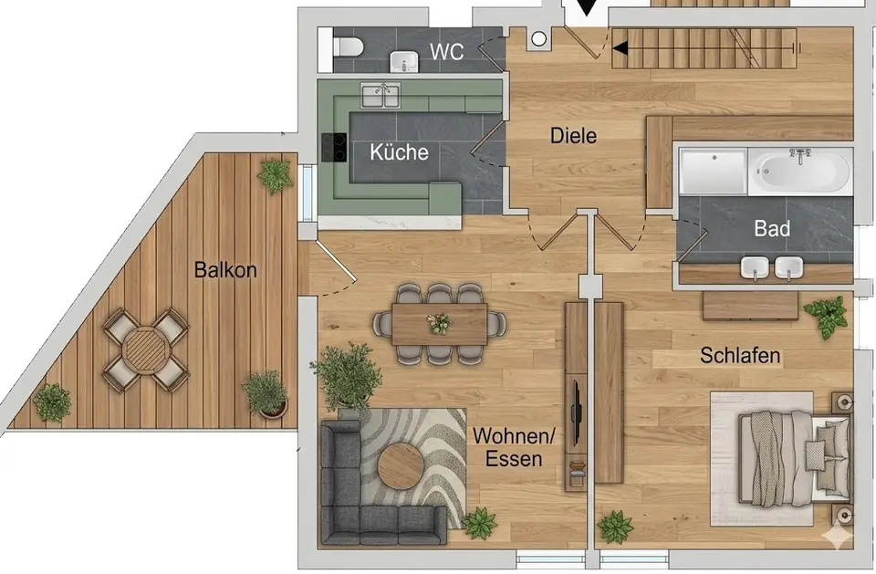 4 Zimmer Wohnung mit 129 m² in Kirchheim unter Teck – Bild 4