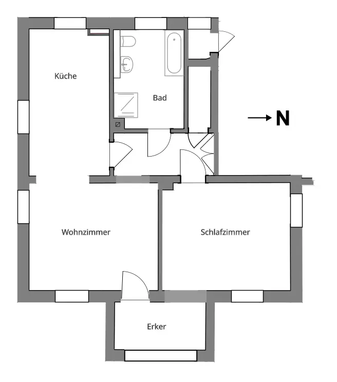 3 Zimmer Wohnung mit 75 m² in Dresden – Bild 7
