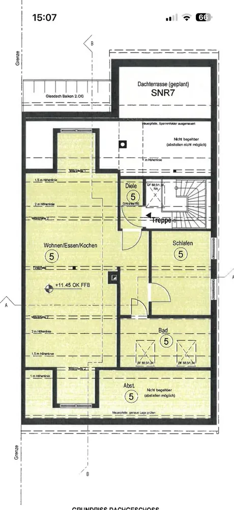 2 room apartment with 70 m² in Frankfurt am Main – Photo 3