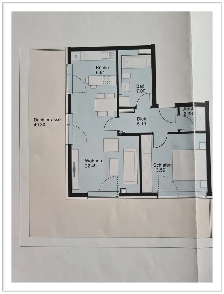 2 Zimmer Wohnung mit 73 m² in München – Bild 2