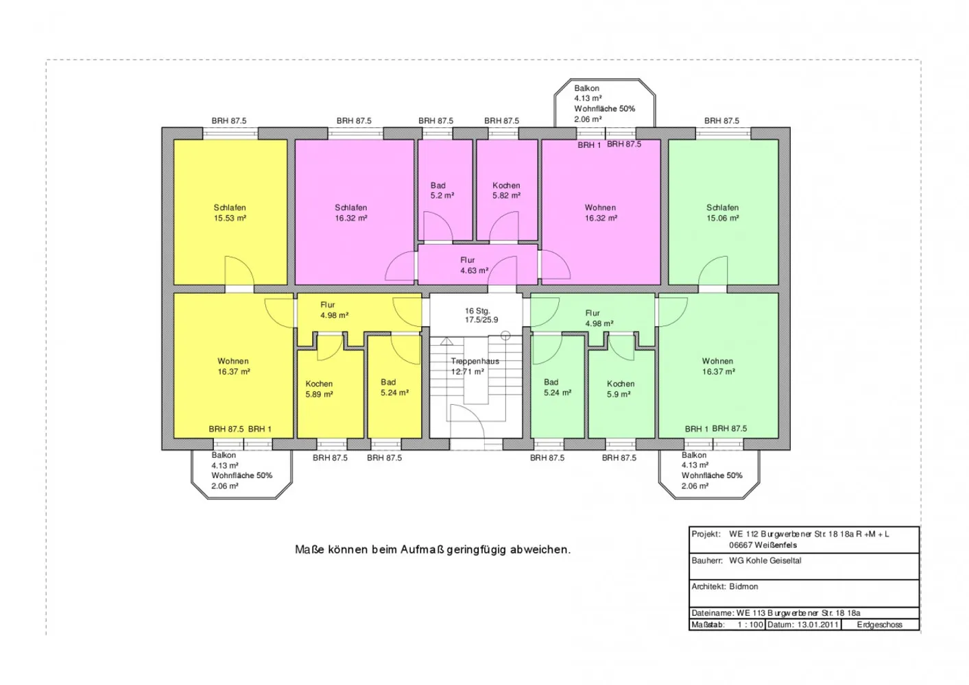 2 Zimmer Wohnung mit 47 m² in Weißenfels – Bild 2