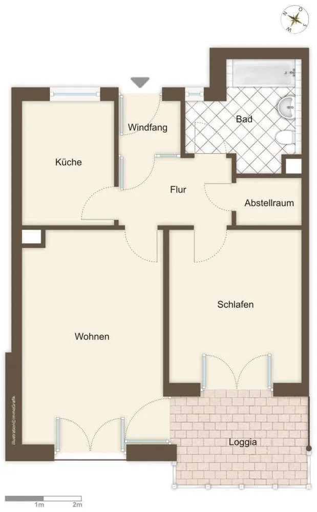 2 Zimmer Wohnung mit 64 m² in Bremen – Bild 5