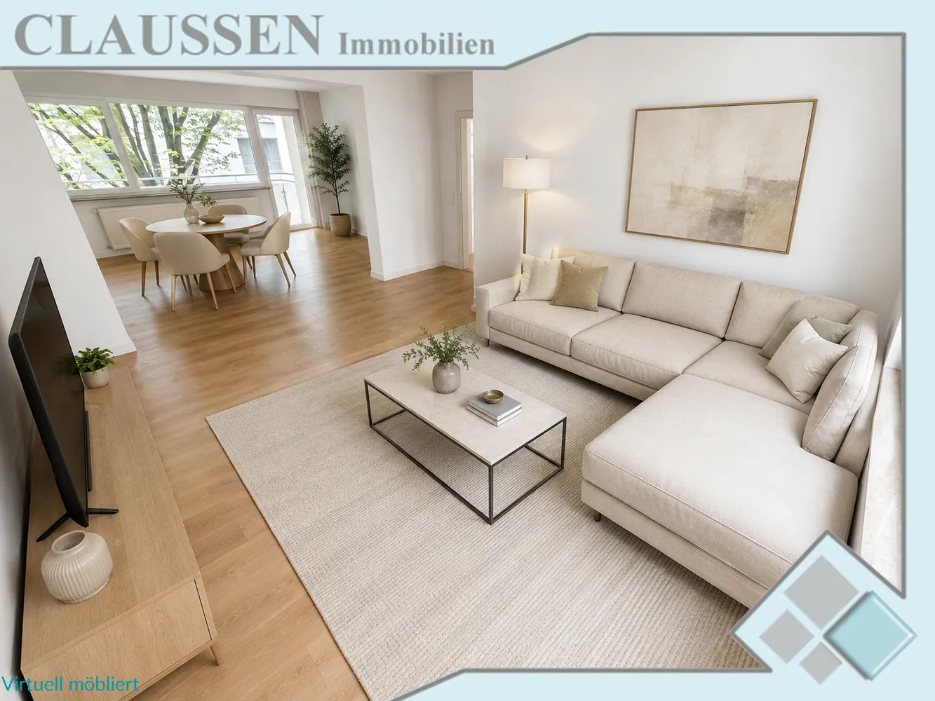 3 Zimmer Wohnung mit 90 m² in Wiesbaden – Bild 1