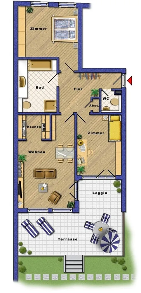 3 Zimmer Wohnung mit 97 m² in Frankfurt am Main – Bild 9