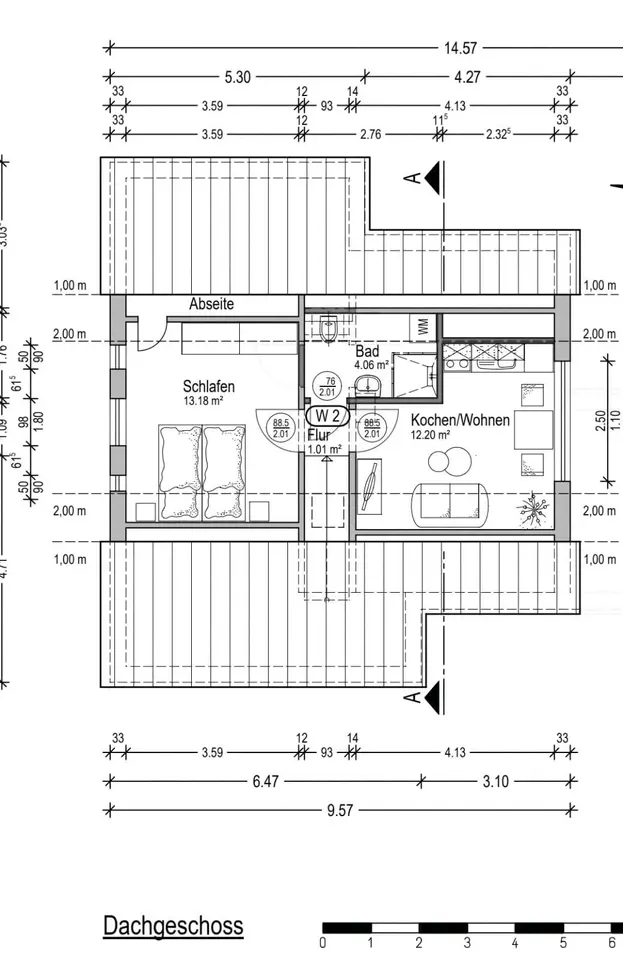2 Zimmer Wohnung mit 33 m² in Norden – Bild 4
