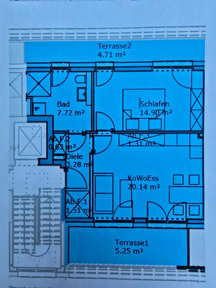 2 Zimmer Wohnung mit 60 m² in Aachen – Bild 8
