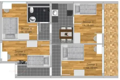 4 Zimmer Wohnung mit 10 m² in München – Bild 7