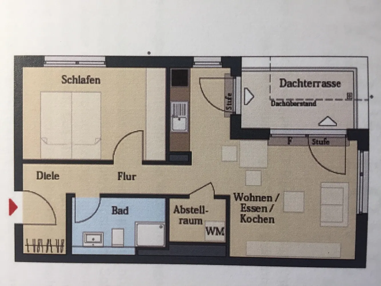 2 room apartment with 47 m² in Frankfurt am Main – Photo 1