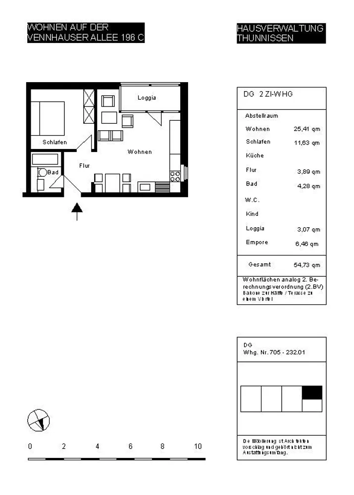 2 Zimmer Wohnung mit 55 m² in Düsseldorf – Bild 12