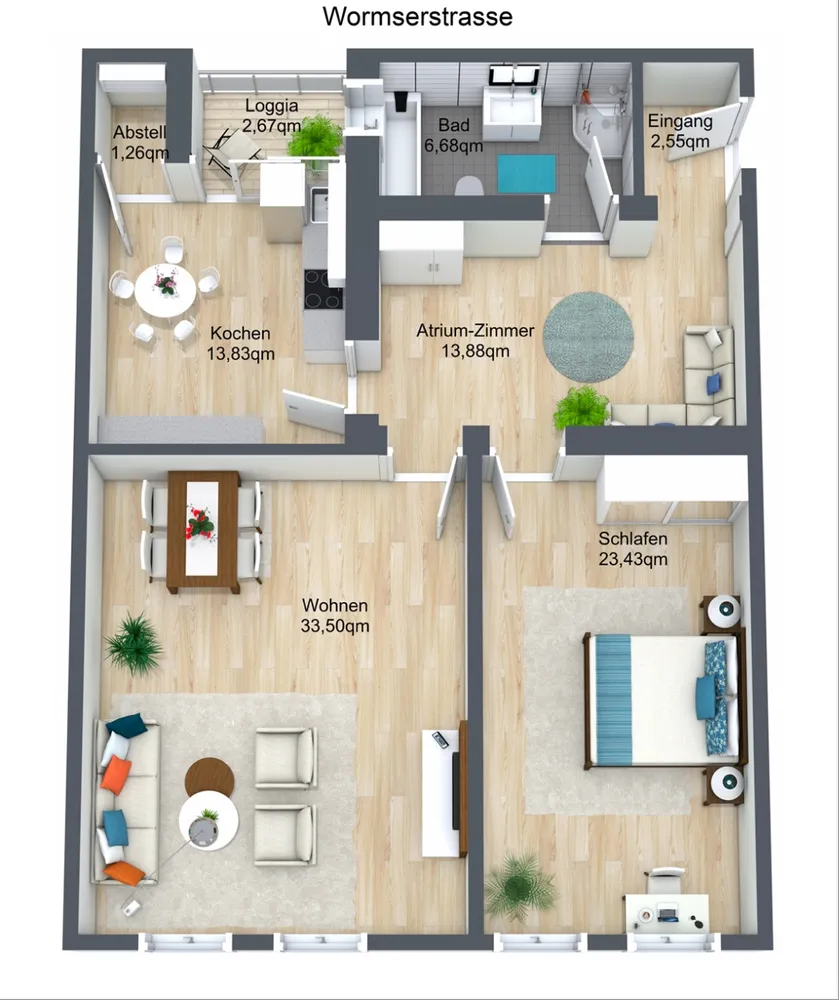 3 room apartment with 98 m² in Munich – Photo 9